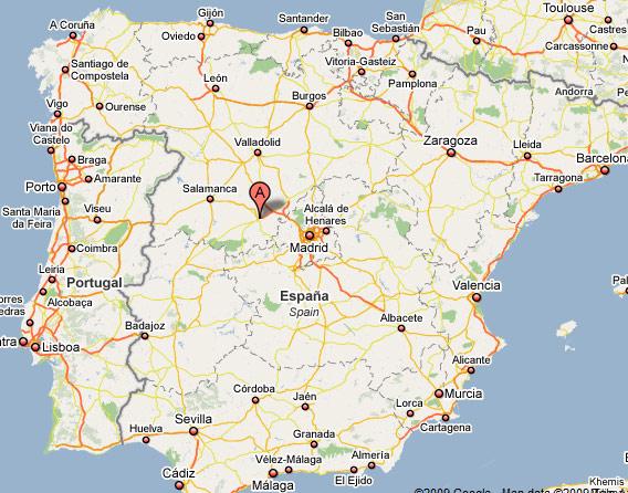 avila_spain_map / Where is Avila Spain / avila guide / Home - Avila.com
